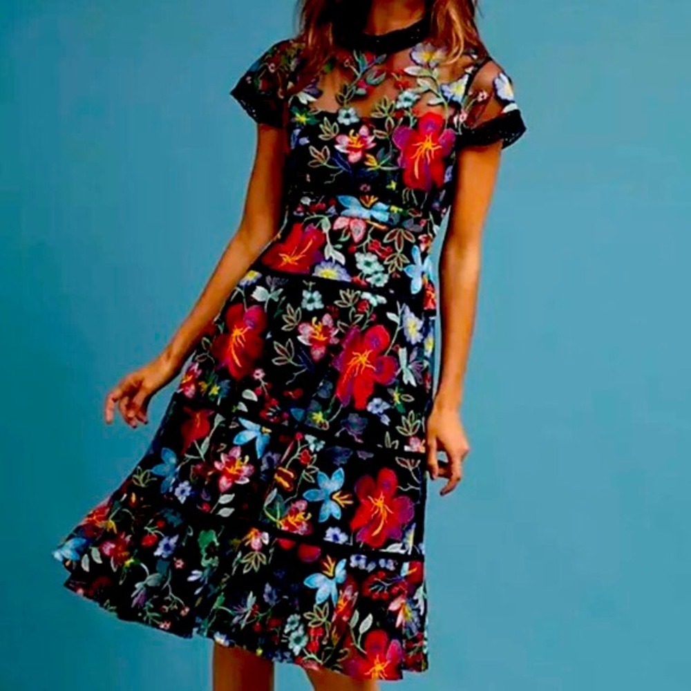 Janine Embroidered Dress By Vone